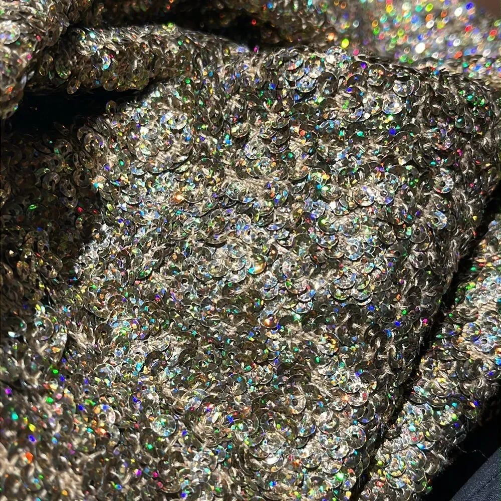 RARE J. Crew Collection | E5538 Sequin Sweater Merino Wool Blend Pants 8‎